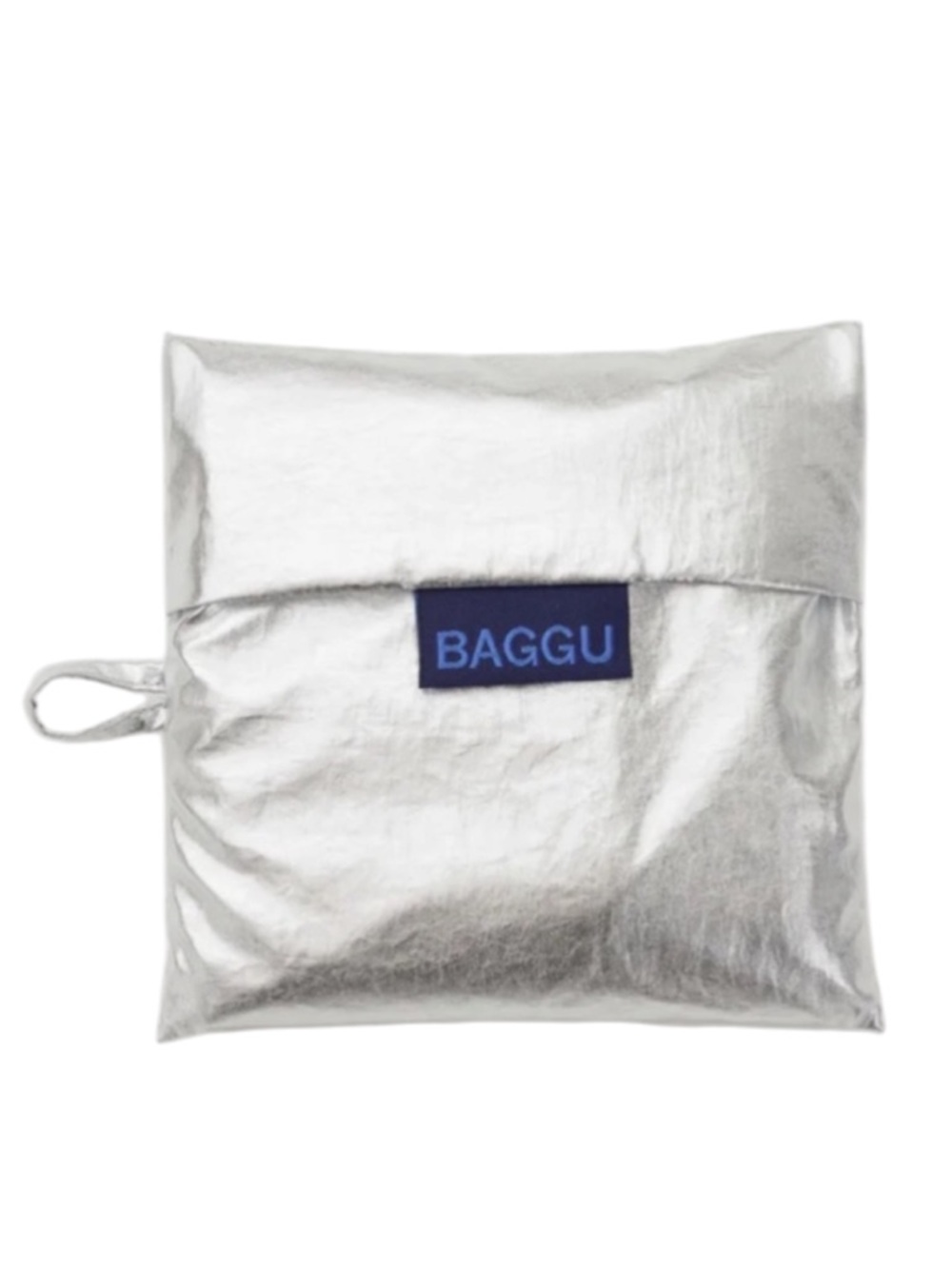 BAGGU Standard Bag In Chrome Metallic